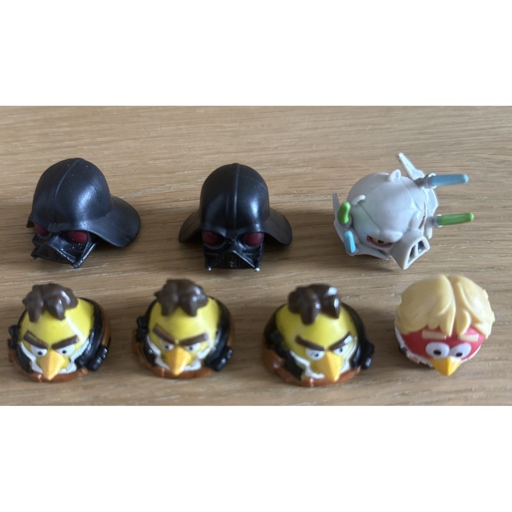 Angry Birds Star Wars Telepods Lot of 7 Mini Figures Hasbro